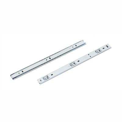 China 30mm Slide Extension Channel Slide Cabinet Drawer Track Drawer Telescopic Drawer Runner 30mm Ball Bearing Box Drawer Triple Full Slide Extension for sale