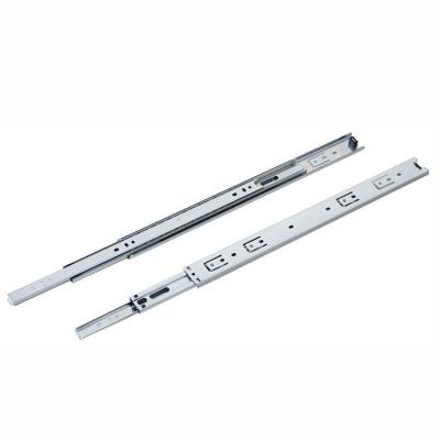 China Galvanized Full Extension Table Drawer Slide Side Mounted Drawer Slide Parts Ball Bearing Slide Drawer Slide 36 36mm Ball Bearing for sale