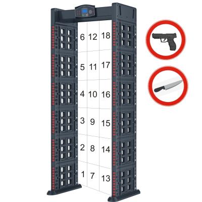 Китай Sound Alarm and LED Display Walk Through Metal Detector Security Gate, Walkthrough Guns and Weapons Metal Detector Gate продается