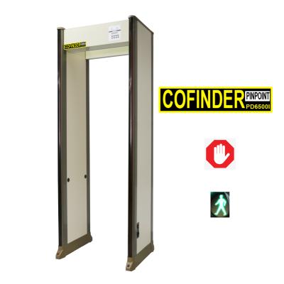 China PVC & IRON Walk Through Metal Detector LCD Guard Protection Walk Through Metal Detector Door Frame Metal Detector Made in China Te koop