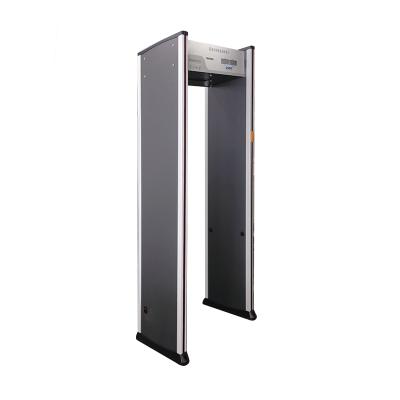 China Sound Alarm And Outdoor LED Display 10 Zones Walk Through Arc Metal Detector Price for sale