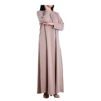 China Wholesale Breathable Dubai Women Muslim Clothing Islam Clothing Canvas Abaya CINTAKU for sale