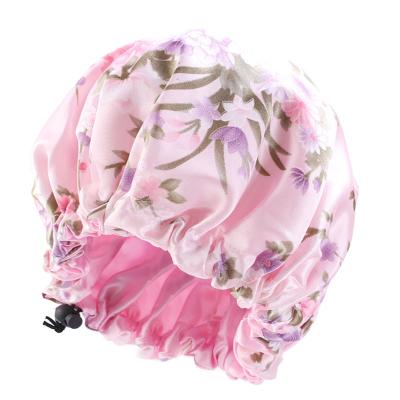 China Wholesale Image African Ankara Design Night Satin Turban Striped Hood Hat for sale