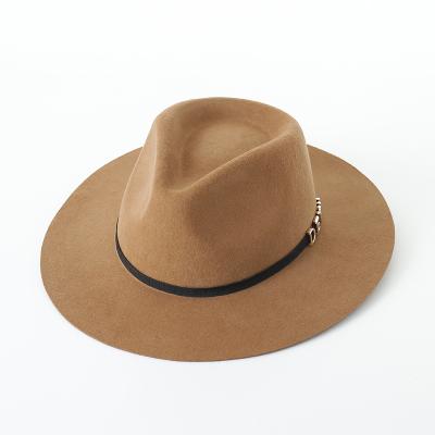 China Picture Vintage Trilby Jazz Fedora Hats 100%Wool High Quality Felt Hat for sale