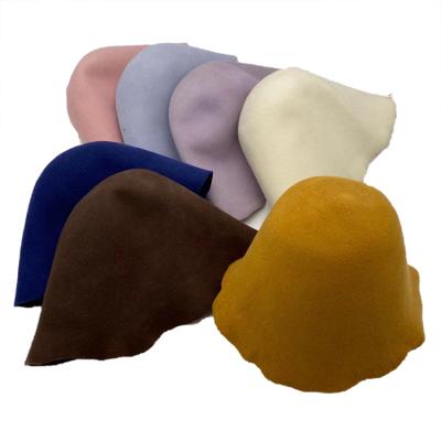 China Wholesale 100% Unsiex Good Quality Wool Felt Hat Soft Soft Feeling Body Hood For Felt Hats for sale