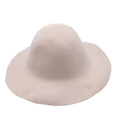 China Picture Color 140g Wool Broadcloth Felt Hat Lightweight Unfinished Body for sale