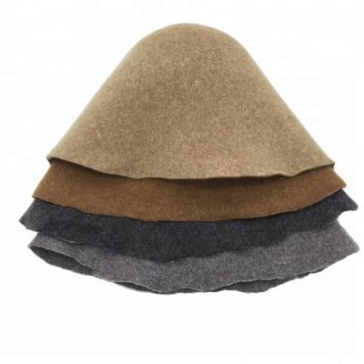 China High Quality Picture Color Wool Blend Felt Hood Hat Body Cone for sale