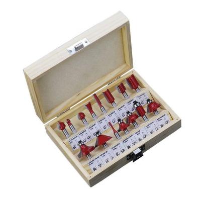 China Router Bit 15pcs 1/4