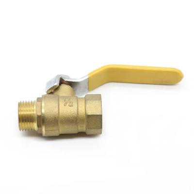 China General OUKE Custom All Sizes Forging Brass Female Gas Ball Valve for sale