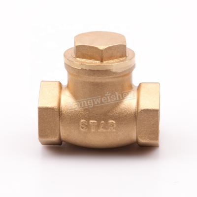 China OUKE General 1/2 - 4 Inch Water Use Brass Swing Check Valve for sale