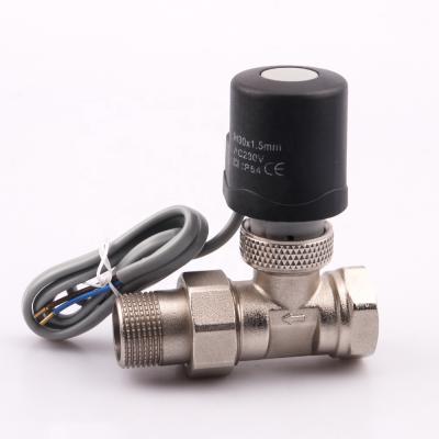 China 110V Electronic General 3 Way Radiator Thermostatic Valves Temperature Control Valves for sale