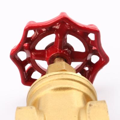 China General DN15 20 25 Water Switch Brass Gate Valves for sale