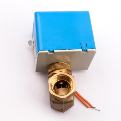 China OUKE 2 Overall Electric Control Central Heating Brass Automated Motorized Ball Valve for sale