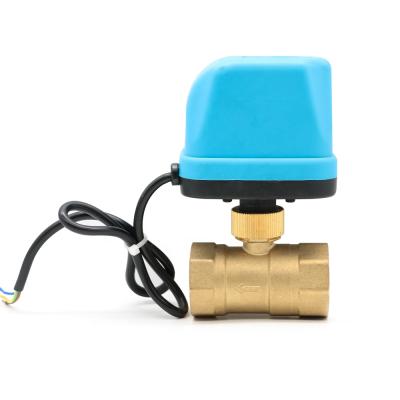 China OUKE General Miniature Electric Control 4 Way Motorized Ball Valve for sale