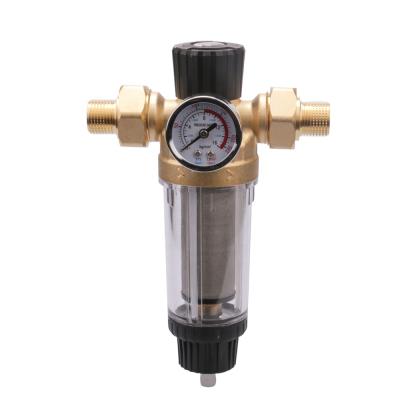 China Water Purifier Factory OUKE Household Ground Water Pre Filter Water Purifier Systems With Pressure Gauge for sale