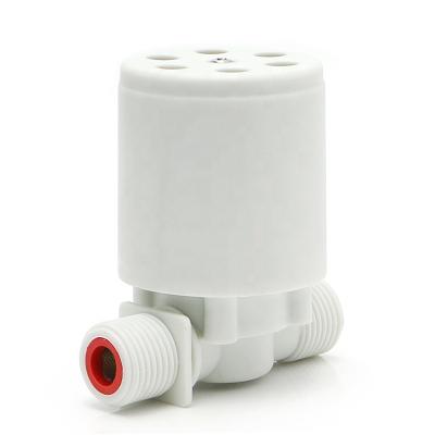 China OUKE General Plastic Float Ball Valve For Water Tank Water Tower for sale