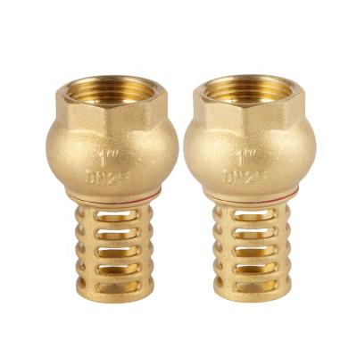 China Full General Brass Water Suction Valve For Water Pump for sale