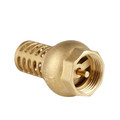 China General Brass Full Filter Water Pump Suction Valve Bottom Valve Suction Valve for sale