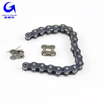 China ALLOY 40 MN 04B Mini Roller Chain Natural Or Blue Roller Chain for sale