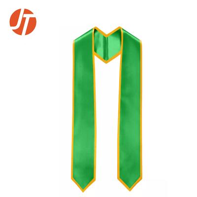 China Good Quality Satin Graduation Gown Sashes With Rim for sale