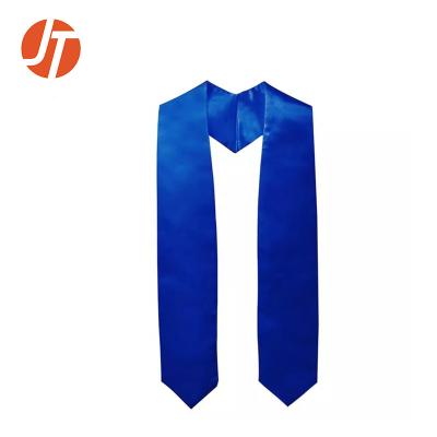 China Gown Customized Graduation Stole Satin Polyester Sublimation Adult Graduation Sashes for sale