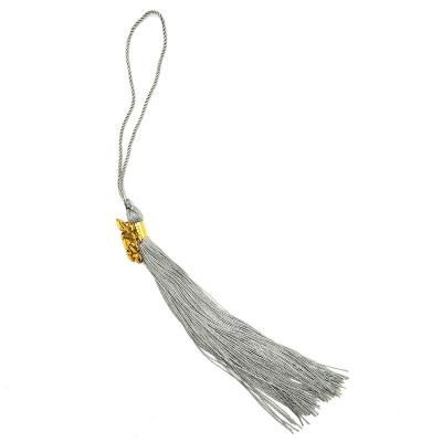 China Tassel 2023 graduation gown with charms for sale