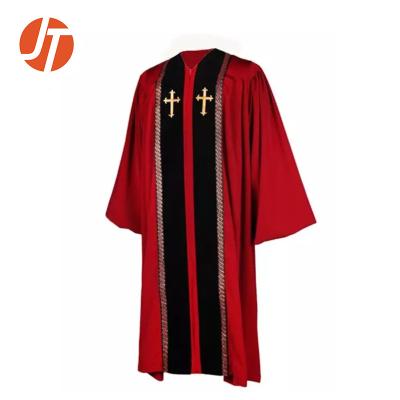 China Hot Selling Long Robe Gowns European Church Chasuble Robes For Choirs Custom Made Secretary Robe Unisex for sale