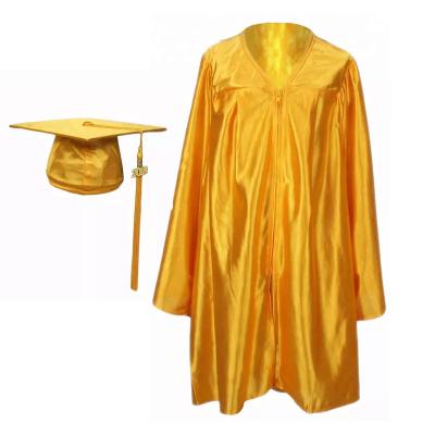 China Custom Gown Kids Graduation Gown And Hat With Charm for sale