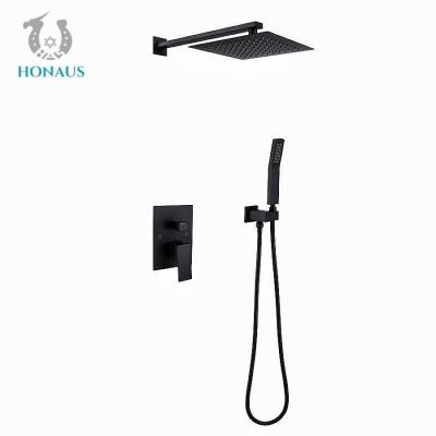 China Commercial Concealed Valve Showers Embedded Concealed Rain Shower Set for sale