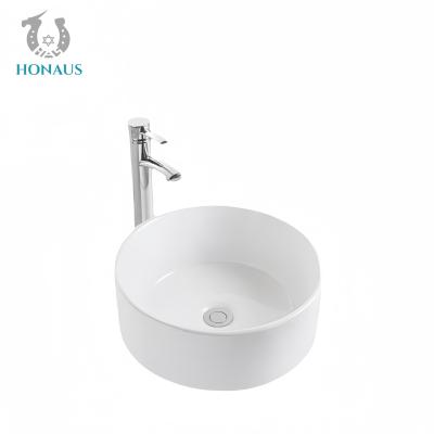 China Mini Bathroom Countertop Basin Art Multi Shape Hotel 160mm Deep Anti Stain for sale