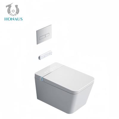 China Wall Hung Smart Intelligent Toilet Bowl Nano Glaze Multi Function Luxury Hotel for sale