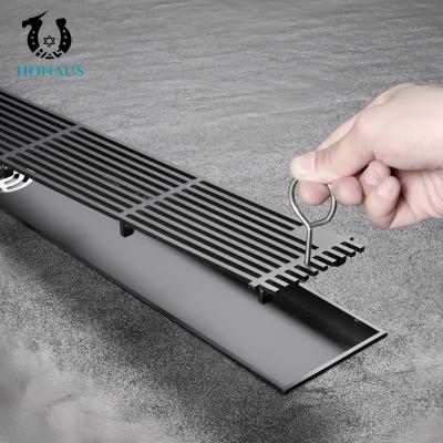 China Modern Bathroom Shower Accessories Floor Drain Premium Brass Fast Drainage Anti Block for sale