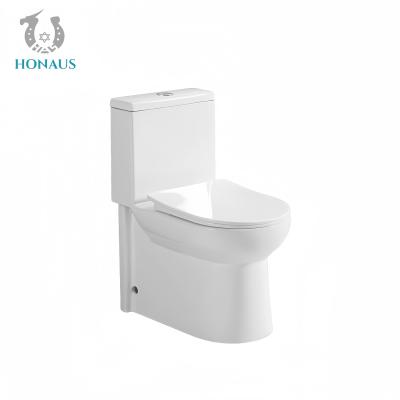 China Elegant White Ceramic One Piece Toilet Bowl Vortex Flush Sea Worth Packing Bathroom Use for sale