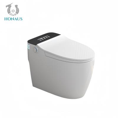 China Luxury Smart Intelligent Toilet Ceramic Body Built - In Tank Multi Functions Available for sale