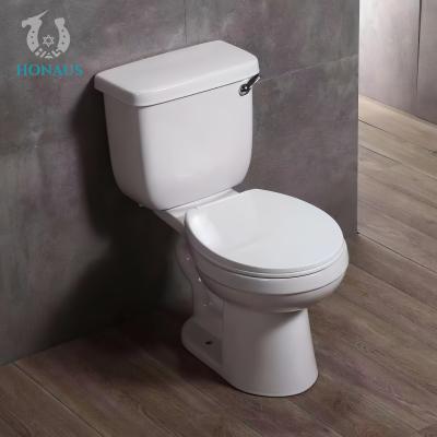 China Elongated Two Piece Toilet Bowl Customization For Your Industry Requirements for sale