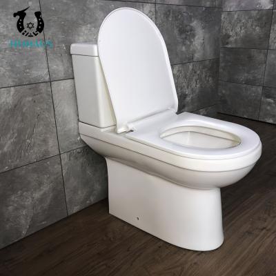 China Temperature Burned Ceramic Two-Part Toilet Bowl With 766*376*720mm Size for sale