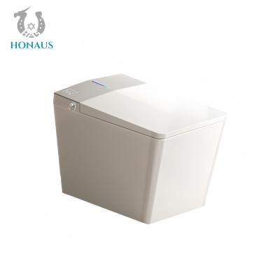 China Rectangular Smart Intelligent Toilet Ceramic Night Light Multi Washes Auto Flush for sale