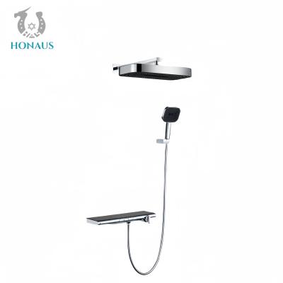 China Luxury Concealed Valve Showers Four Outlets Multi Modes Spray Pressurized Chromed for sale