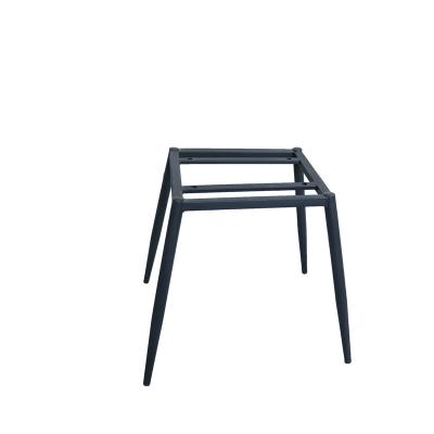 China Wholesale Minimalist Painting Forged Desk Frame Baking Wood Leg Dining Cast Metal Chair Legs Desk Table Steel Legs For Chairs for sale