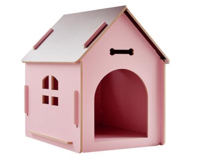 China Windproof Dog Room Removable Easy To Install Four Season Wooden Cat Nest House Dog Cage For Indoor And Outdoor Use for sale