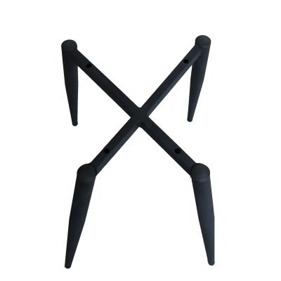 China Modern Black Iron Chair Leg Metal Legs For Furniture for sale