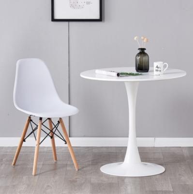 China (Other) Household Tulip Round Table Simple White Negotiation Adjustable Nordic Small Round Dining Table for sale