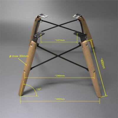 China Solid Wood The Furniture Parts Chair Base Leisure Chair Frame Beech Wood Solid Wood Frame for sale