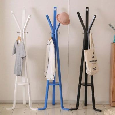 China Morden Birch Poplar Wooden Coat Rack Plywood Coat Rack for sale