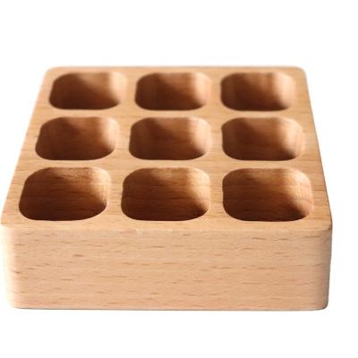 China Viable Racks Wooden Box Bottles Container Storage For Essential Oil 5-10ml for sale