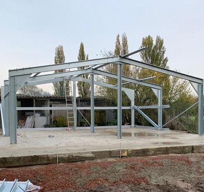 China Good cost performance LC TT payment construction steel structural building s350gd steel structure workshop for sale