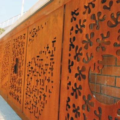 China Good Performance LC TT Per Payment Customized Private Garden Landscape Laser Cutting Gates And Metal Screen Partition Fence for sale