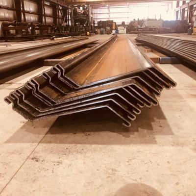 China Good Cost Performance Philippines Sheet Pile Wall Hot Roll Steel Sheet Pile Price List for sale