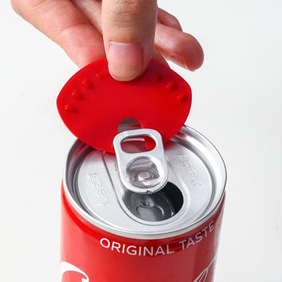 China Pilot Check 6pcs Sealed Soda Can Cover Bottle Lid Reusable Beer PP Can Cover For Can Lid Top Protector Barware Random Color for sale