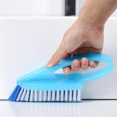 China Sustainable Bathroom Floor Brush Household Floor Brush Toilet Tile Corner Space Right Angle Brush for sale